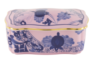 Ginori Oriente Italiano Azalea Large Rectangular Trinket Box
